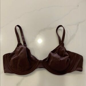 SKIMS Chocolate Brown Bra